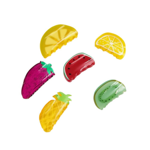 Fermacapelli a forma di artiglio della serie Fruit da 8 cm, accessori per capelli per donne e ragazze - Product Image 2