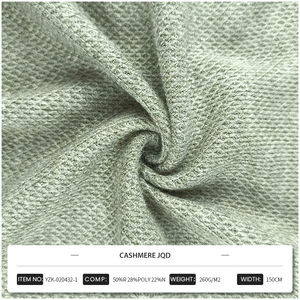 Bán buôn Cashmere Nylon Rayon <span class=keywords><strong>Polyester</strong></span> jacquard dệt angora vải telas cho người phụ nữ mùa đông Áo len - Product Image 2