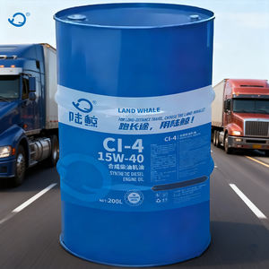 שמן מנוע דיזל סינתטי מלא LAND WHALE L5 CI-4 (מיכל פלסטיק 200 ליטר) - מאושר API CI-4 צמיגות 15W-40 חיי אחסון 5 שנים - Product Image 3
