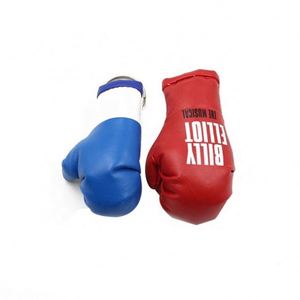Cadeaux promotionnels bon marché, porte-clés avec logo imprimé, porte-clés mini boxe personnalisés en PU - Product Image 4