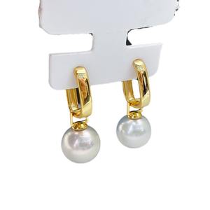 Accesorios de Plata S925 para Perlas DIY, Bandeja Vacía con Perlas de 9-15 mm, 22293, Hebilla para Oreja, Joyería de Plata Simple para Pendientes de Moda - Product Image 5