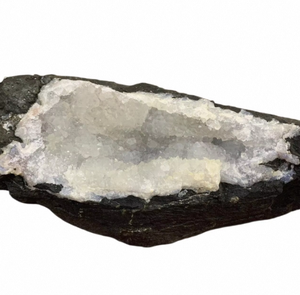 Cristal de cuarzo drusa blanco natural brillante, racimo de piedras en bruto con apariencia de diamante, textura única, ideal para colección de arte y exhibición. - Product Image 2