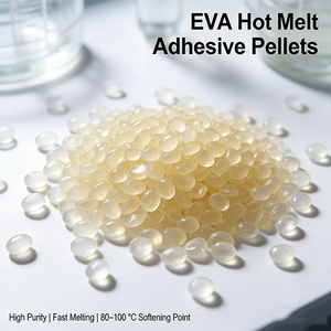 Granulés d'adhésif thermofusible EVA à base de résine, haute résistance à la chaleur, qualité industrielle, pour la construction, l'emballage et le travail du <span class=keywords><strong>bois</strong></span> - Product Image 1