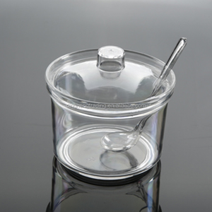批发丙烯酸茶咖啡糖罐罐用勺子设置 - Product Image 3