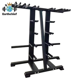 Yiwu Juego de Barras y Discos de Acero de 20 kg con Soporte para Barras, Discos Bumper y Sistema de Ajuste Rápido Tipo Boca de Cocodrilo - Product Image 1
