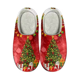 Zapatilla <span class=keywords><strong>de</strong></span> mujer acogedora Unisex personalizada con espuma viscoelástica estampado personalizado para dormitorio cómoda casa peluda para zapatillas - Product Image 3