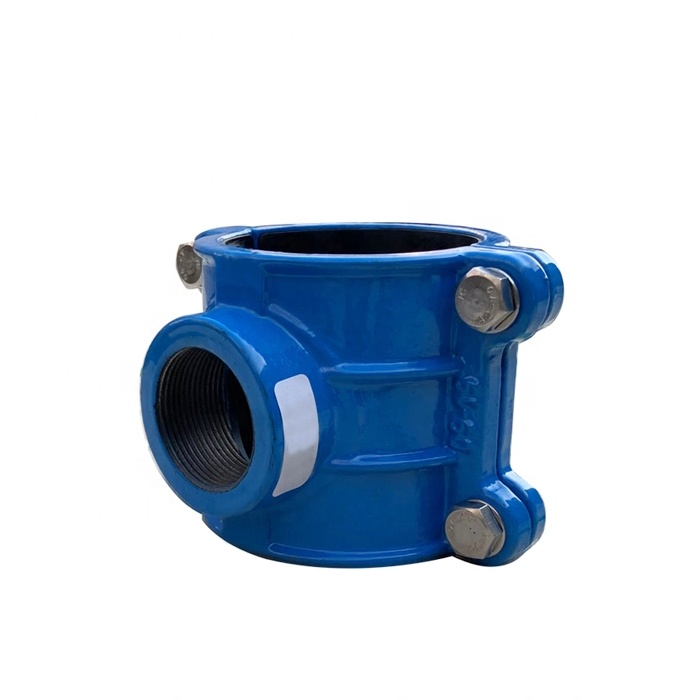 ISO2531,EN545 Ductile Iron Cast Iron Universal Threaded Saddle Clamp