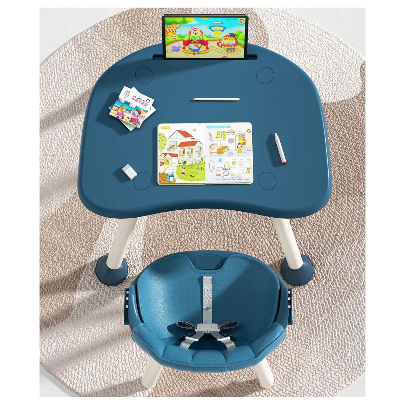 Mala Portátil Pré-Escolar Destacável Mala Real Mini Ratan Cinto De Vaso Sanitário Meal Chair Bag Para Baby Booster Seat Dining Kissen