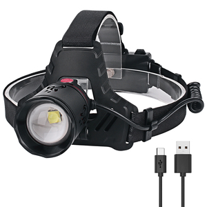 <span class=keywords><strong>Linterna</strong></span> <span class=keywords><strong>Frontal</strong></span> <span class=keywords><strong>Boruit</strong></span> 2025 de Alta Potencia, 1000 Lúmenes, con Zoom, Aleación de Aluminio, Impermeable IPX4, para Senderismo y Camping - Product Image 1