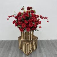 Décoration de mariage, boule de fleurs vertes, centre de table, roses vertes, boule de fleurs verte pour la décoration de mariage, maison, hôtel, villa, fête
