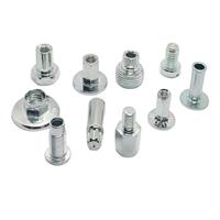 Goupille filetée sur mesure en acier inoxydable usinée CNC avec trou transversal, boulon de scellage antivol, fixation de quincaillerie