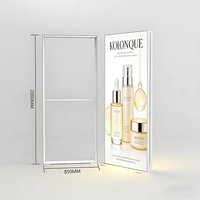 Boîtes lumineuses publicitaires rétroéclairées sans cadre, cadres lumineux SEG pour salons professionnels, présentoirs modulaires pour stands d'exposition, toile de fond murale