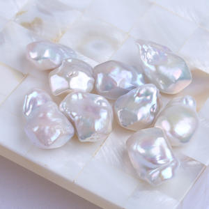 Fournisseur direct du fabricant, perles d'eau douce baroques de 15 à 20 mm, forte brillance, diamant, bus, accessoires semi-finis pour bricolage - Product Image 1