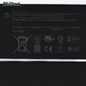 Pasokan Langsung Pabrik Baterai Baru 5970mAh 45.2Wh G3HTA036H DYNK01 untuk Microsoft Surface Laptop 1 2 Model 1769 1782 - Product Image 3