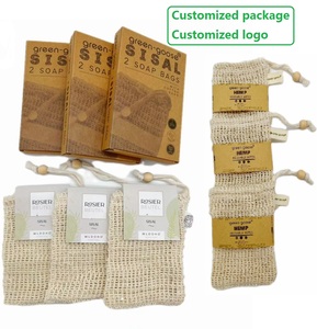 100% Tự Nhiên Xà Phòng Saver Túi Xà Phòng Salu Tẩy Tế Bào Chết Xà Phòng Pad Với Dây Kéo Và Bông Ban Nhạc - Product Image 6