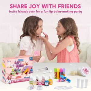 Kit per la creazione di balsamo per le labbra per bambini crea il tuo balsamo per le labbra e Set di Gloss per il trucco fai da te presente per il Kit scientifico per ragazze - Product Image 6