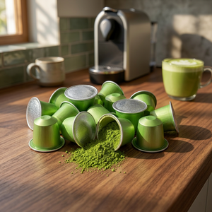 Extracto de Té Verde Matcha 7A de Alta Pureza en Cápsulas, Verde Sombreado, para el Mercado del Bienestar, Etiqueta Privada, Fórmula Personalizada, Venta al Por Mayor - Product Image 1
