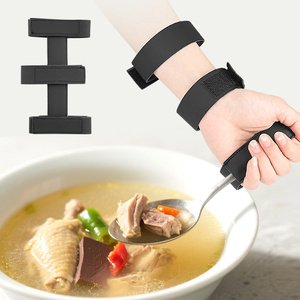 Handgelenk-Utensilienhalter-Band: Adaptive Esshilfe für Löffel, Gabel, Stäbchen – Greifhilfe für Senioren zur Selbsternährung und Essunterstützung - Product Image 2