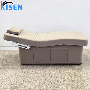 Kisen New Synthetic Leather Optional Constant Temperature Heating Overall Lifting Electric Spa Beauty Massage Bed - Product Image 3