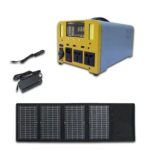 2022 ups 110v 220v station d'alimentation portable rechargeable 300w 500w 600w 1000w générateur solaire extérieur avec batterie NCM pour la pêche