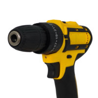 Perceuse sans fil flexible 21 V à moteur à balais, 2 vitesses, avec batterie au lithium, kit tournevis électrique, outil puissant pour la maison