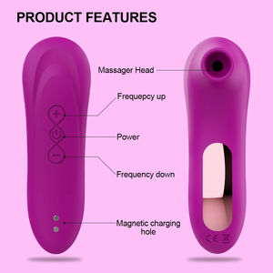 Pequeño tamaño mini succionador de clítoris vibrador pezón punto G succión clítoris estimulador erótico masturbador femenino juguetes sexuales - Product Image 2