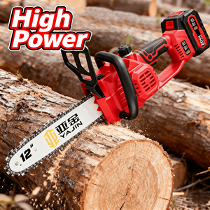 <span class=keywords><strong>Scie</strong></span> à chaîne électrique sans fil YaJin professionnelle de 12 pouces, conception portable avec une grande puissance, <span class=keywords><strong>batterie</strong></span> de grande capacité, qualité industrielle pour le travail du bois - Product Image 3