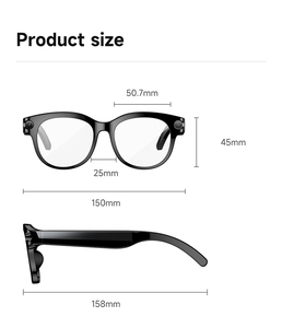 Lunettes de soleil AI à commande tactile l'extérieur à commande vocale Kinh Thong Minh Lunettes de traduction intelligentes - Product Image 4