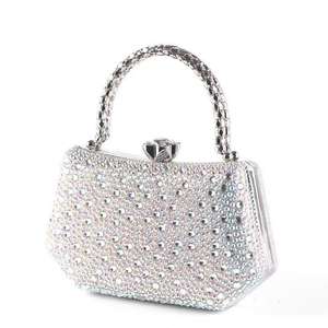 Pochette élégante en métal doré pour femme, sac de soirée et de mariage, accessoire de robe de mariée 2026 - Product Image 4