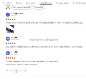 Vente en gros d'usine, porte-clés en queue de renard noir en cristal de 40 cm, grand porte-clés en fourrure de renard blanc, rouge, bleu, vert, porte-clés en fourrure de renard <span class=keywords><strong>pas</strong></span> <span class=keywords><strong>cher</strong></span> - Product Image 5