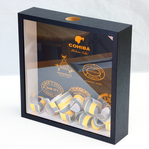 Hộp trưng bày bằng kính plexiglass cao cấp, khung gỗ, kiểu mở trên, dành cho hộp đựng xì gà, nắp chai rượu, vé, tem, có độ sâu bên trong - Product Image 4