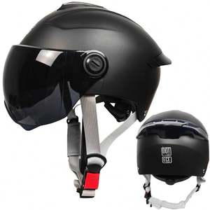 Exclusivo para Cross-Border ZXC, Casco de Bicicleta Eléctrica con Doble Lente Antivaho, Unisex, para las Cuatro Estaciones, Medio Casco - Product Image 6