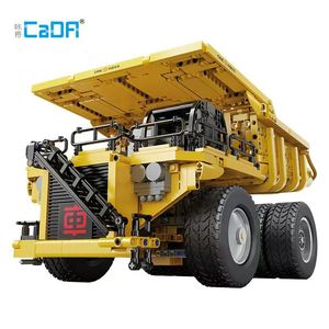 Ensemble de blocs de construction de camion minier lourd Cada C65011, 1831 pièces, camion de transport industriel avec plateau élévateur, cadeau - Product Image 1