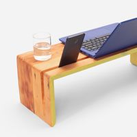 Rehausseur d'écran en bois avec rangement pour bureau, petit support d'écran, plateau de canapé en bois pour écran TV, organisateur individuel pour salon