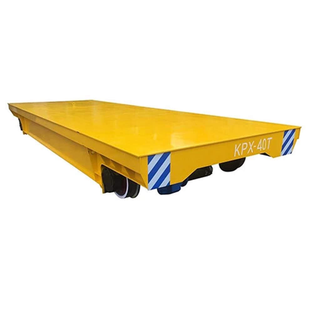 High Automation agv Transfer Cart Electric Rail Towed Transfer Trolley
