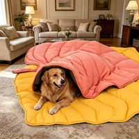 Coussin en forme de feuille pour chat, coussin d'été pour cage à chat, spécial pour le sommeil des chats, tapis de couchage pour animaux de compagnie, tapis de sol saisonnier pour chiens