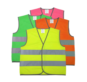 เสื้อกั๊กสะท้อนแสงสำหรับเด็ก มาตรฐาน EN 20471 สีส้ม 120gsm สำหรับกิจกรรมกลางแจ้ง ทริปโรงเรียน เสื้อกั๊กสะท้อนแสงเพื่อความปลอดภัยทางถนนสำหรับเด็ก - Product Image 2