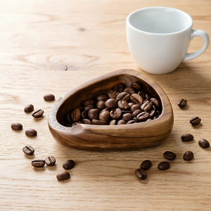 Vassoio dosatore per caffè in noce, tazza dosatrice a forma di barca, piatto per la separazione dei chicchi, raccoglitore per tazze da espresso - Product Image 6