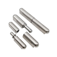 Charnière de fenêtre de style industriel soudage de baril de porte robuste 180 degrés fer aluminium balle acier inoxydable balle charnière en fer