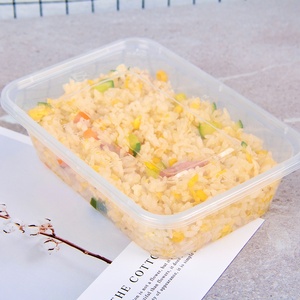 Contenitore per Alimenti da Asporto in Plastica Usa e Getta da 1000ml con Coperchio, Personalizzabile, Adatto al Microonde - Product Image 5