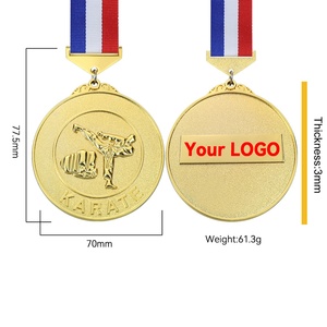โรงงานเหรียญคาราเต้ LY รับผลิตเหรียญรางวัลคาราเต้แบบกำหนดเอง สีทอง เงิน และทองแดง - Product Image 6