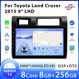 เครื่องขยายสัญญาณวิทยุ GPS แอนดรอยด์13ขนาด9นิ้ว IPS สำหรับ <span class=keywords><strong>Toyota</strong></span> Land Cruiser 2015 CarPlay wifi/bt USB รับประกัน1ปี - Product Image 3