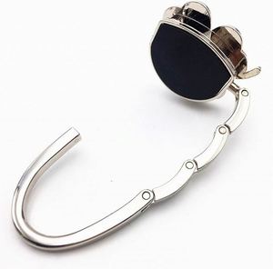 Soporte Plegable para Bolsos con Diseño de Trébol, Hecho a Mano en Metal, para Mesa, Portátil, se Coloca en Casi Cualquier Lugar - Product Image 2
