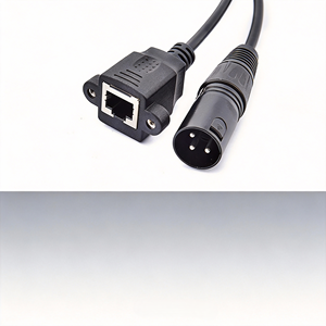 <span class=keywords><strong>Cable</strong></span> Adaptador XLR a RJ45 Macho Hembra, Conector de Audio Balanceado para Red, Cat5e Cat6 Blindado, para Mezclador de Estudio y <span class=keywords><strong>Amplificador</strong></span> - Product Image 4
