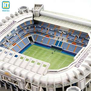 Rompecabezas 3D del <span class=keywords><strong>Estadio</strong></span> Santiago Bernabéu, España, Modelo de <span class=keywords><strong>Estadio</strong></span> de Fútbol para Ensamblar, para Adultos, Recuerdo, Decoración del Hogar, Regalo - Product Image 4