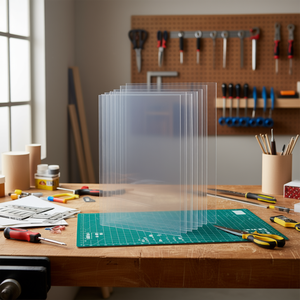 Láminas de Plástico Transparente para Mascotas, 24 x 36 Pulgadas, 0.04 Pulgadas de Grosor, Paquete de 5, para Proyectos de Exhibición DIY, Fáciles de Cortar - Product Image 2