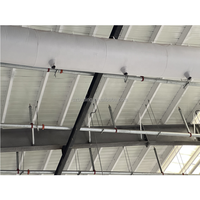 Conduit d'air gonflable de qualité fiable, batterie, sortie HVAC, conception industrielle, hôpital, salle de sport, sous-sol, école