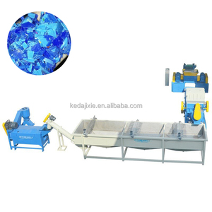 Ligne de lavage entièrement automatique pour flocons de bouteilles en plastique, machine de recyclage 1000 kg/h, certifiée CE - Product Image 1