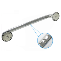 Meilleur Prix Poignée de Soutien Murale en Acier Inoxydable Moleté de 30 cm pour Douche, Toilettes et Aide à la Mobilité (Handicap)