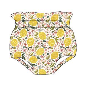 Shorts à volants à taille haute pour filles de 8 ans, imprimé floral papillon rose pour bébés et enfants - Product Image 3